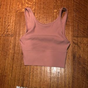VEUC lululemon reversible cropped tank top size 4